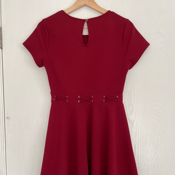 Francesca’s collection fit & flare brick red dress size small - Picture 3 of 3